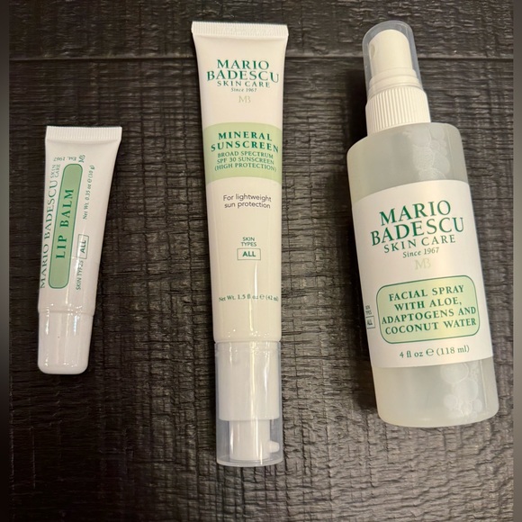 MARIO BADESCU MINERAL SUNSCREEN, COCONUT FACE SPRAY & LIP BALM NWT - Picture 4 of 7